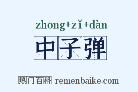 中子弹是什么意思的图片